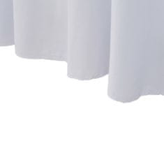 Greatstore Rautové sukně s řasením 2 ks bílé 183 x 76 x 74 cm