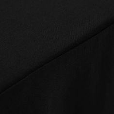 Greatstore Rautové sukně s řasením 2 ks černé 183 x 76 x 74 cm