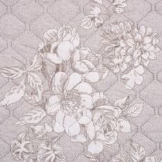 Greatstore Přikrývka taupe 220 x 240 cm prošívaná ultrasonic textil