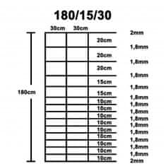 Greatstore Zahradní plot pozinkovaná ocel 50 m 180 cm