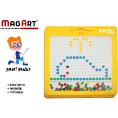 Magnetická kreativní tabulka MagArt - Žlutá