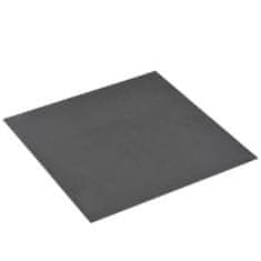 Vidaxl Samolepicí podlahové desky 20 ks PVC 1,86 m2 šedé tupované