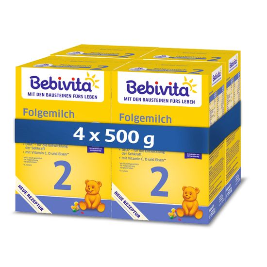 Bebivita Pokračovací MKV od uk. 6. měsíce 4x 500g