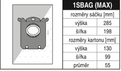 Jolly - MaT Elektra Sáčky do vysavače 1SBAG MAX vůně CITRON