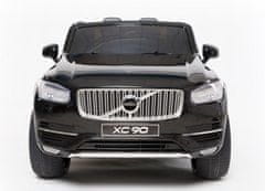 Beneo Elektrické autíčko Volvo XC90, čalouněný sedák, 2,4 GHz DO, klíč, 2 X MOTOR, dvoumístné, černé, USB