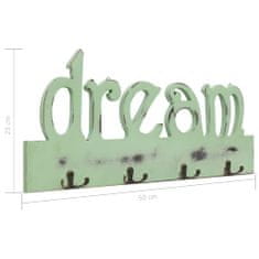 Vidaxl Nástěnný věšák DREAM 50 x 23 cm