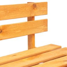 Petromila Zahradní lavice z palet dřevo medově hnědá