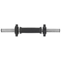 Greatstore vida XL Činkové tyče dumbbell 2 ks 3 x 35 cm ocel černé