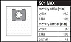 Jolly - MaT Elektra Sáčky do vysavače SC1 MAX 9 + 1 ks ZDARMA, 3x vůně do vysavače ZDARMA