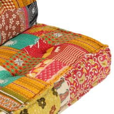 Vidaxl Pouf 100 x 100 x 20 cm patchwork textil