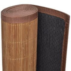Vidaxl Obdélníková hnědá bambusová rohož / koberec 120 x 180 cm