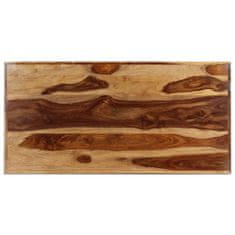 Greatstore Jídelní stůl 120 x 60 x 75 cm masivní sheeshamové dřevo