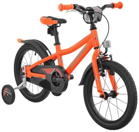 Maxbike Dětské 16" kolo - neon oranžová matná