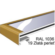 Kovový rám 42x59,4 cm A2 - Zlatá perleť 1-19