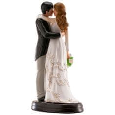 Dekora Svatební figurka na dort 18cm něžný polibek 