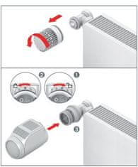 Honeywell Digitální hlavice HONEYWEL HR90EE, , M30 * 15 - týdenní program