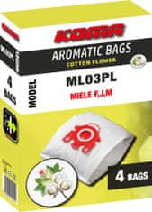 KOMA ML03PL AROMATIC BAGS COTTON FLOWER - Miele F,J,M, 4ks