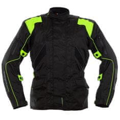 Cappa Racing Bunda moto UNISEX ROAD textilní černá/zelená 5XL