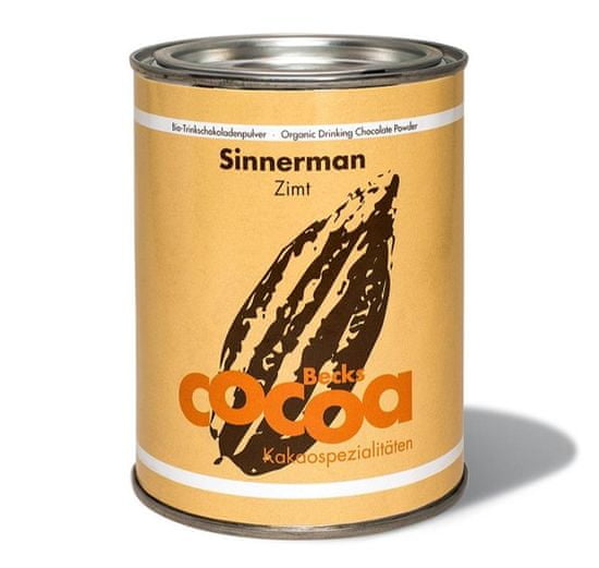 Becks Cocoa Rozpustná čokoláda BIO "SINNERMAN" se skořicí, 250g