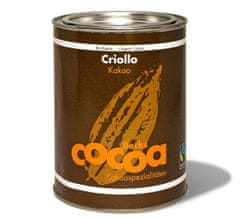 BIO rozpustná čokoláda "CRIOLLO" s nejlepším 100% kakaem, 250g