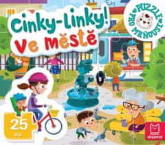 Aksjomat  Puzzle pro mrňouse: Cinky – linky! Ve městě