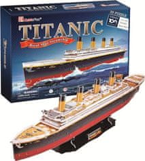 CubicFun CUBICFUN 3D puzzle Titanic (velký) 113 dílků