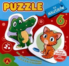 Alexander  Baby puzzle Zvířátka 6v1 (2-7 dílků)