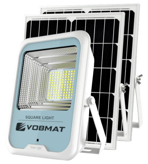 Vobmat Solární světlo Square Light s dálkovým ovládáním a sensorem pohybu