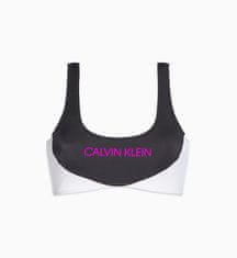 Calvin Klein Vrchní díl plavek KW0KW00898-BEH černobílá - Calvin Klein S černá-bílá