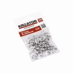 Kreator KRT616106 - Kroužky hliník 7mm 100mm