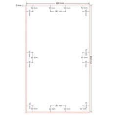 Greatstore Reklamní desky 10 ks A1 DIN 860 x 620 x 3 mm HDF