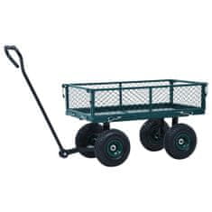 Greatstore Zahradní ruční vozík zelený 250 kg