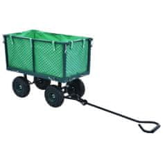 Greatstore Zahradní ruční vozík zelený 350 kg