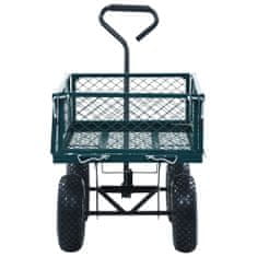 Greatstore Zahradní ruční vozík zelený 250 kg