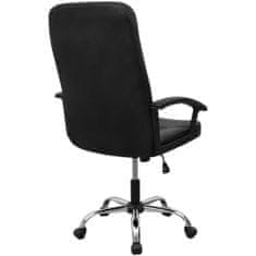 Greatstore Kancelářská židle umělá kůže 67 x 70 cm černá