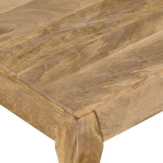Greatstore Konferenční stolek 116 x 66 x 41 cm masivní mangovníkové dřevo