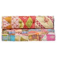 Vidaxl Pouf patchwork textil