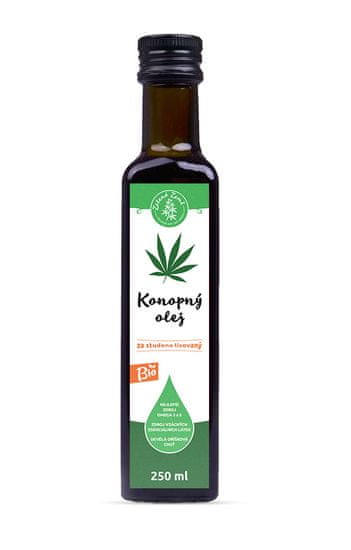 Zelená Země Konopný olej BIO 250ml