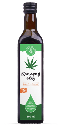 Zelená Země Konopný olej BIO 500ml