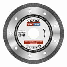 Kreator KRT085100 - Diamantový kotouč celoobvodový 115mm EXPERT TURBO