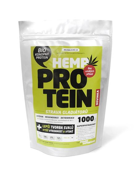 Zelená Země Konopný protein 1kg Bio