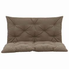 Greatstore Poduška pro závěsné houpací křeslo taupe 100 cm textil