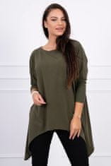 Kesi Dámská oversize halenka Demetra khaki One size