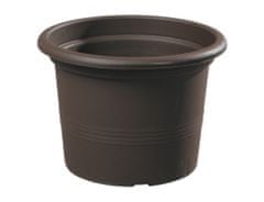 Plastkon Květník CAMPANULA plastový hnědý d20x14cm