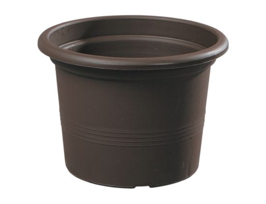 Plastkon Květník CAMPANULA plastový hnědý d 40x28 cm