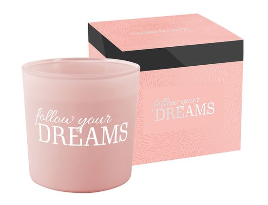 Ceramicus Svíčka ve skle FOLLOW YOUR DREAMS vonná 300 g