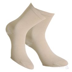 RS dámské DIA bavlněné zdravotní rozšířené ponožky 11121 2-pack, béžová, 39-42