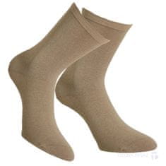 RS dámské DIA bavlněné zdravotní rozšířené ponožky 11121 2-pack, béžová, 39-42