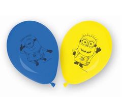 Párty balónky latexové - Mimoni - Minions 28 cm - 8 ks