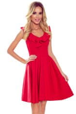 Numoco Dámské šaty 307-1 Pola, červená, XS